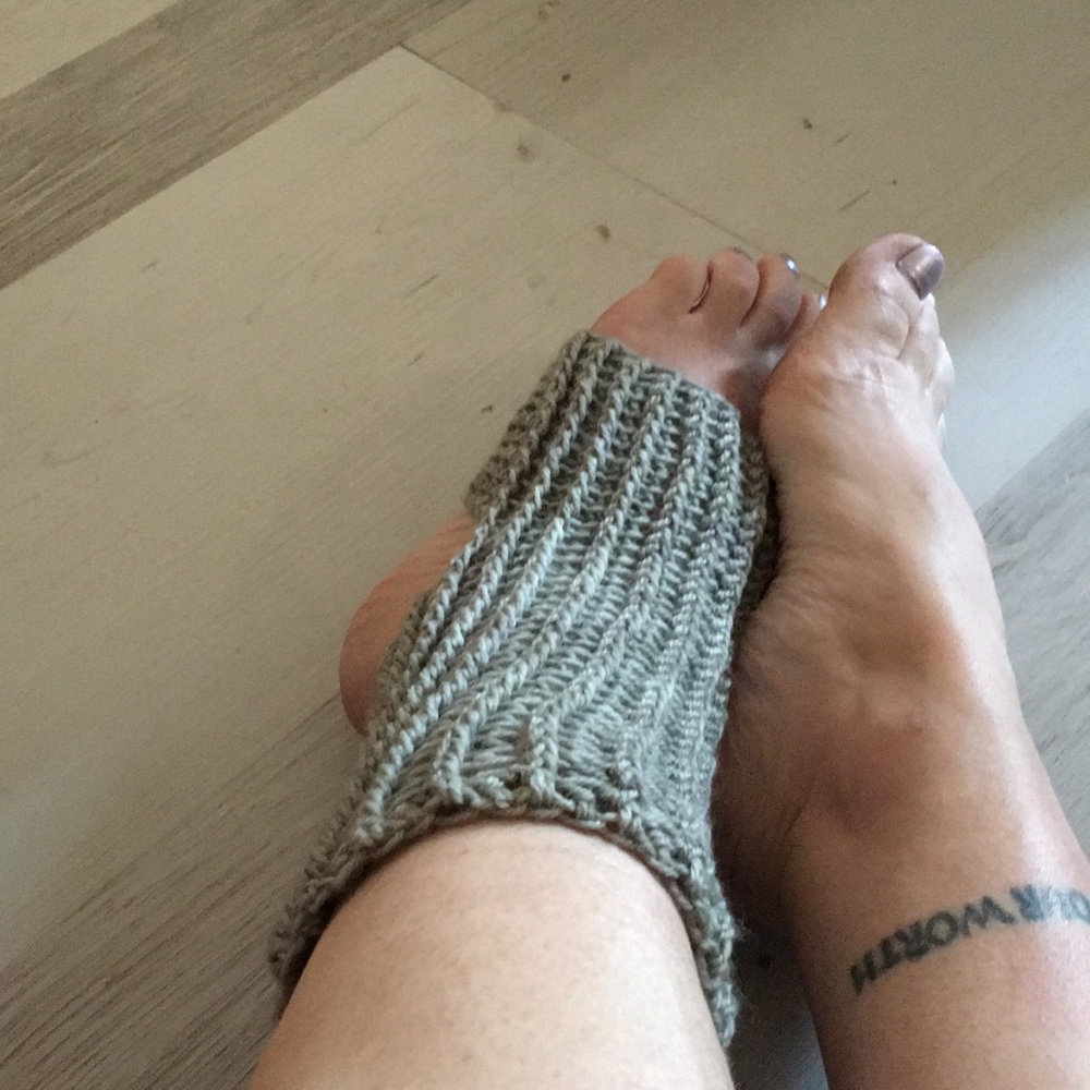 Handmade yoga socks - Picture 2 of 2